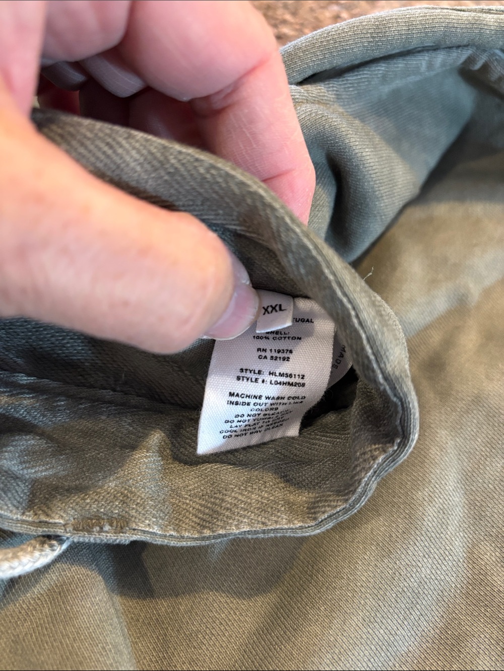 Helmut Lang Wide Leg Pants in Olive Green - Picture 7 of 11